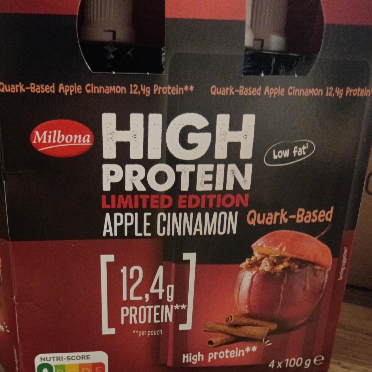 Képek - High protein quark limited edition Apple cinnamon Milbona
