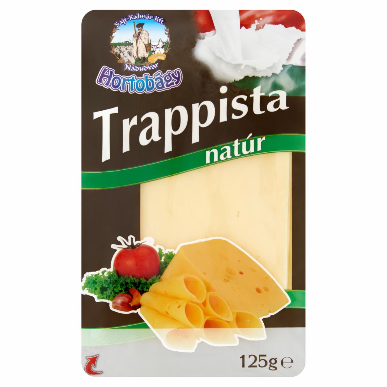 Képek - Hortobágy szeletelt natúr trappista sajt 125 g