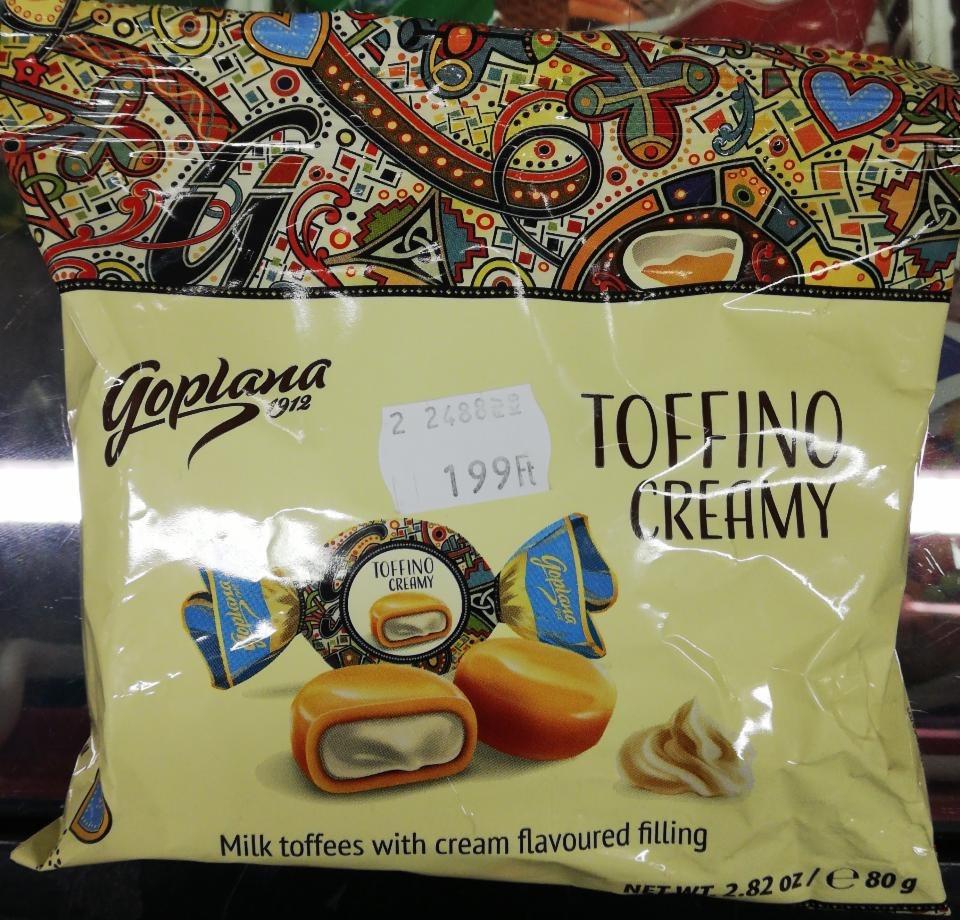 Képek - Toffino karamella tejszín ízű krémmel töltve Goplana