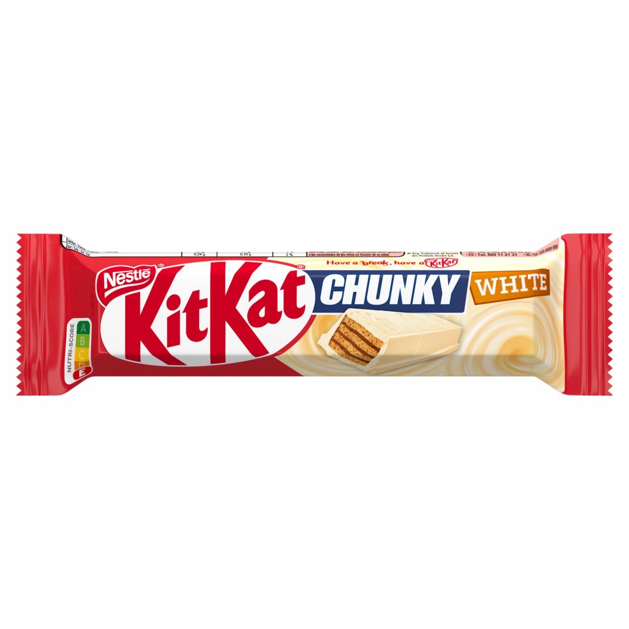 Képek - KitKat Chunky töltött fehér ostya fehér masszában 40 g 