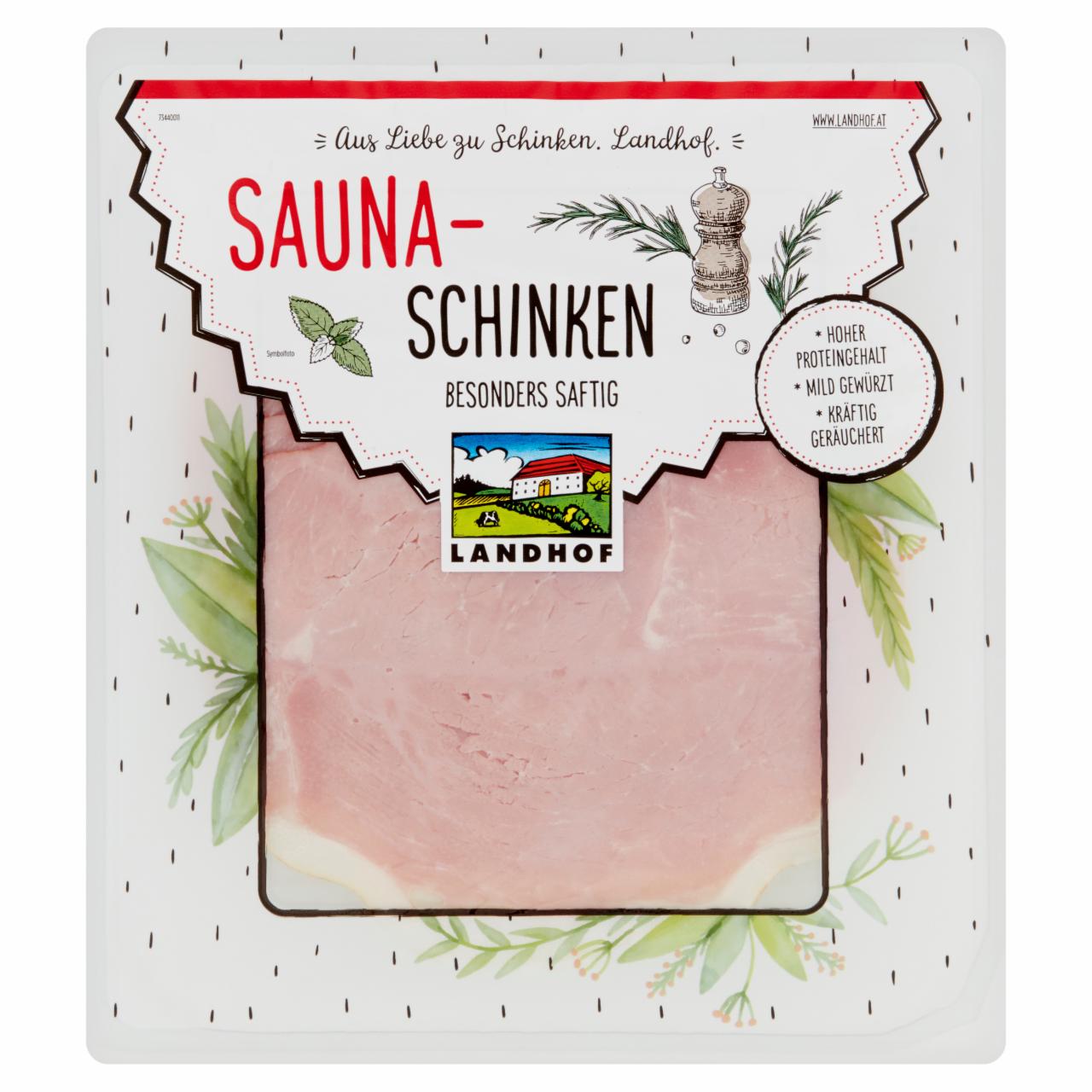 Képek - Landhof szeletelt szauna sertés sonka 150 g