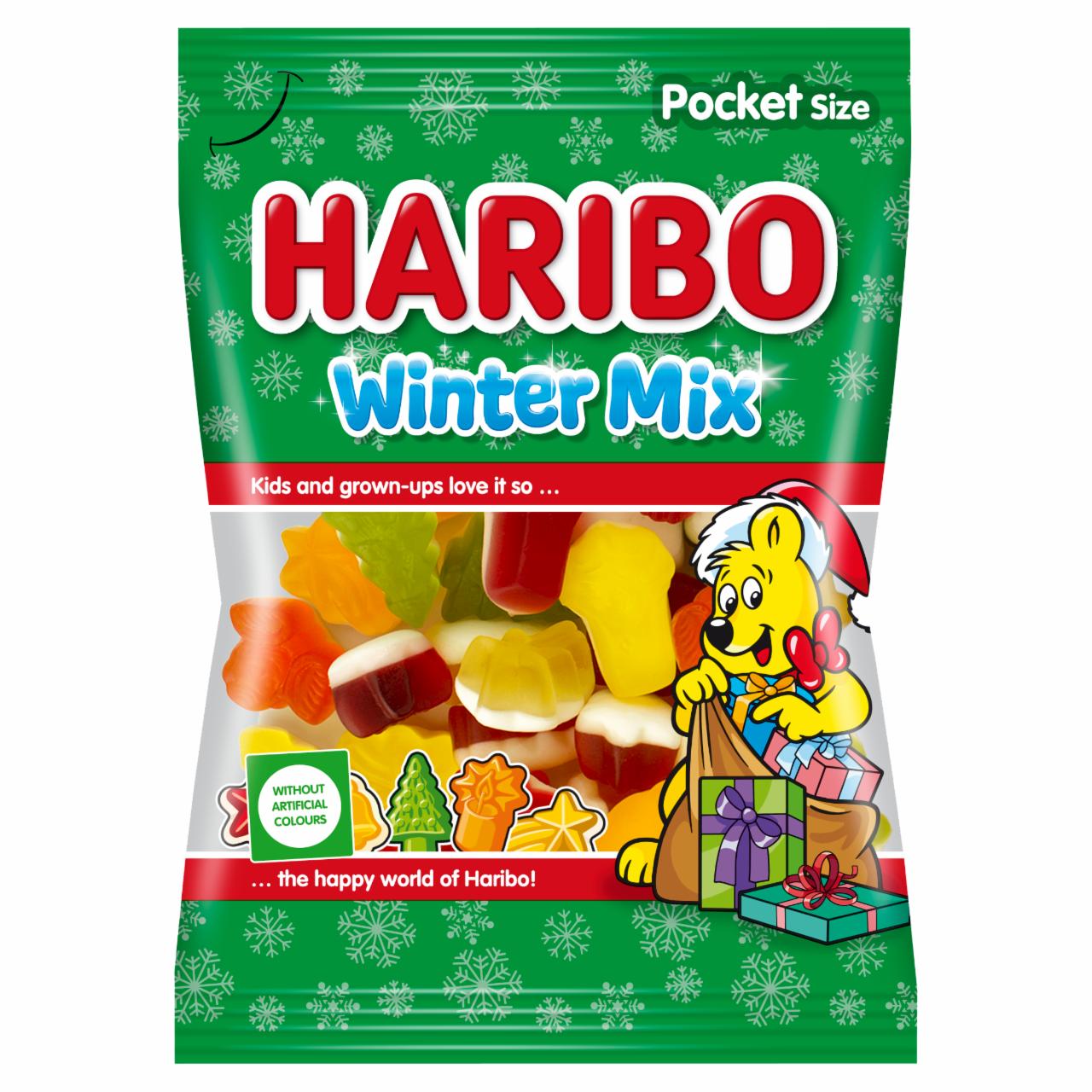 Képek - Haribo Winter Mix gyümölcsízű gumicukorka 100 g
