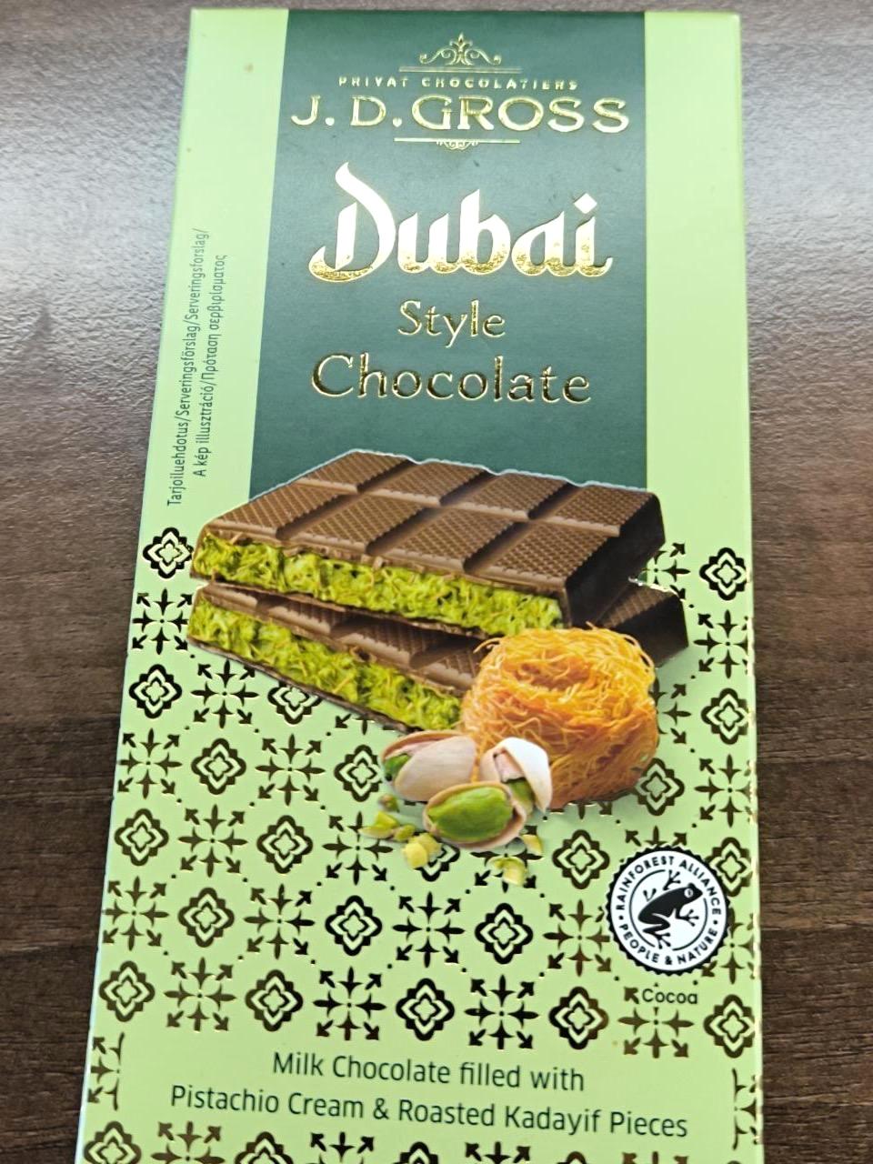 Képek - Dubai style chocolate J. D. Gross