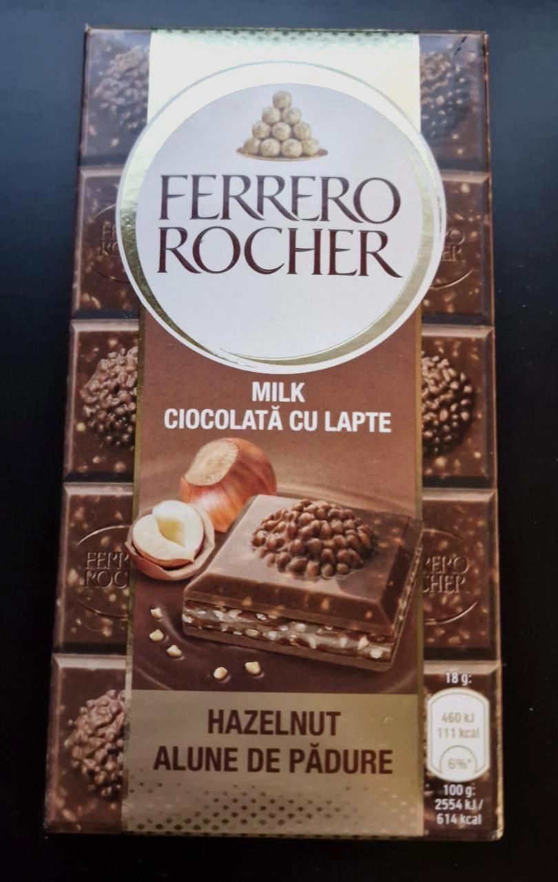 Képek - Ferrero Rocher Haselnuss táblás tejcsokoládé