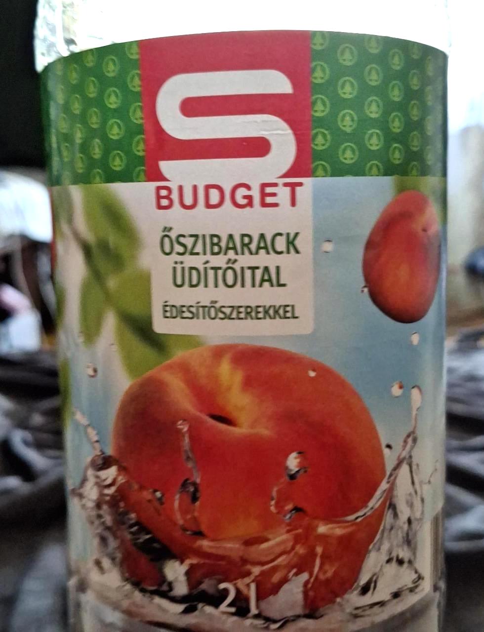 Képek - Őszibarack üdítőital édesítőszerekkel S Budget