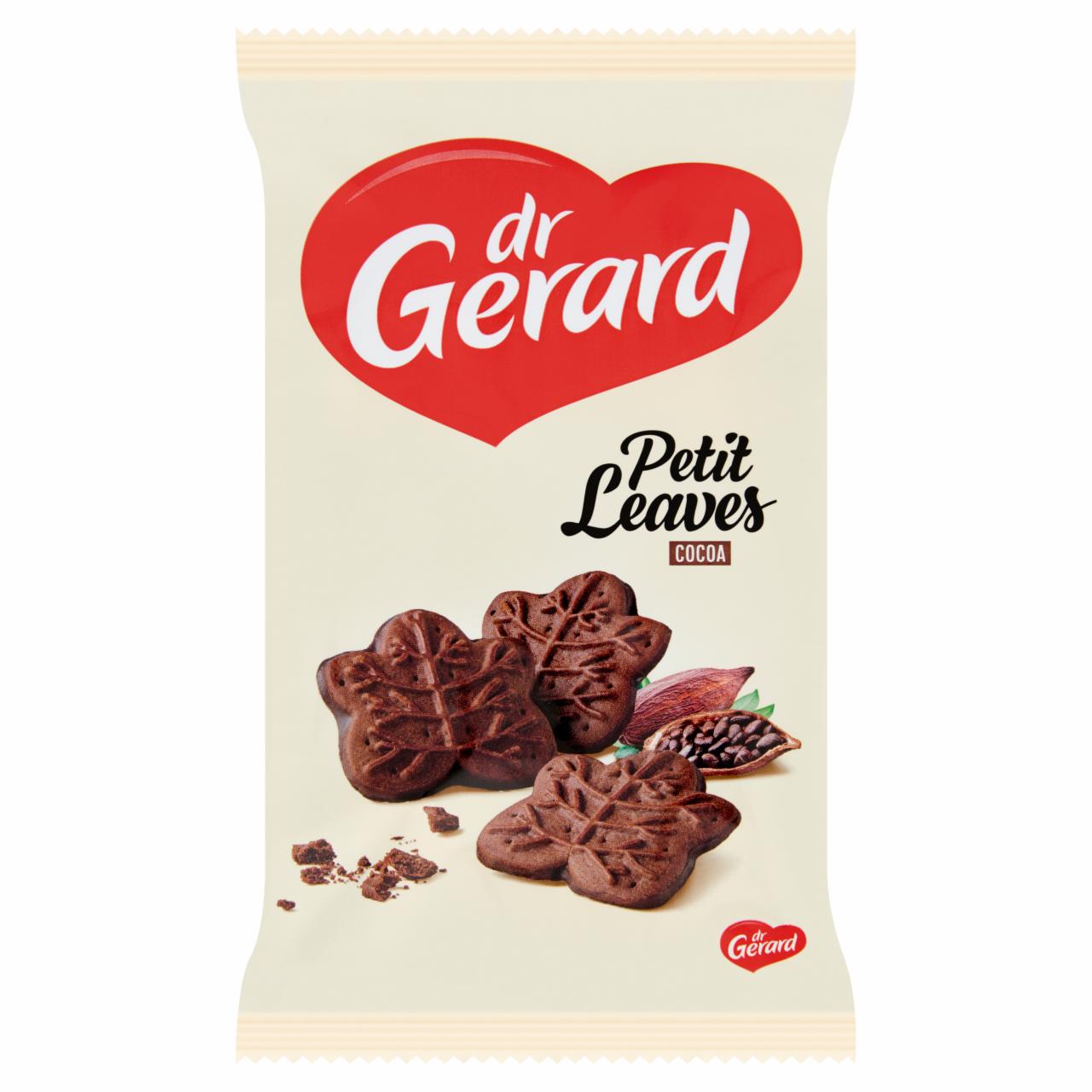 Képek - Dr Gerard Petit Leaves kakaós keksz kakaós bevonattal 165 g