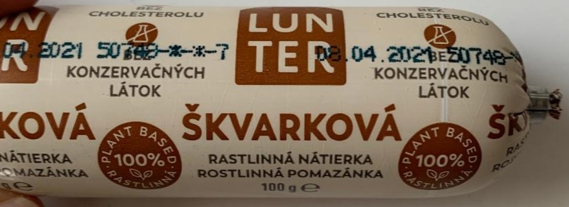 Képek - Škvarková rostlinná pomazánka Lunter