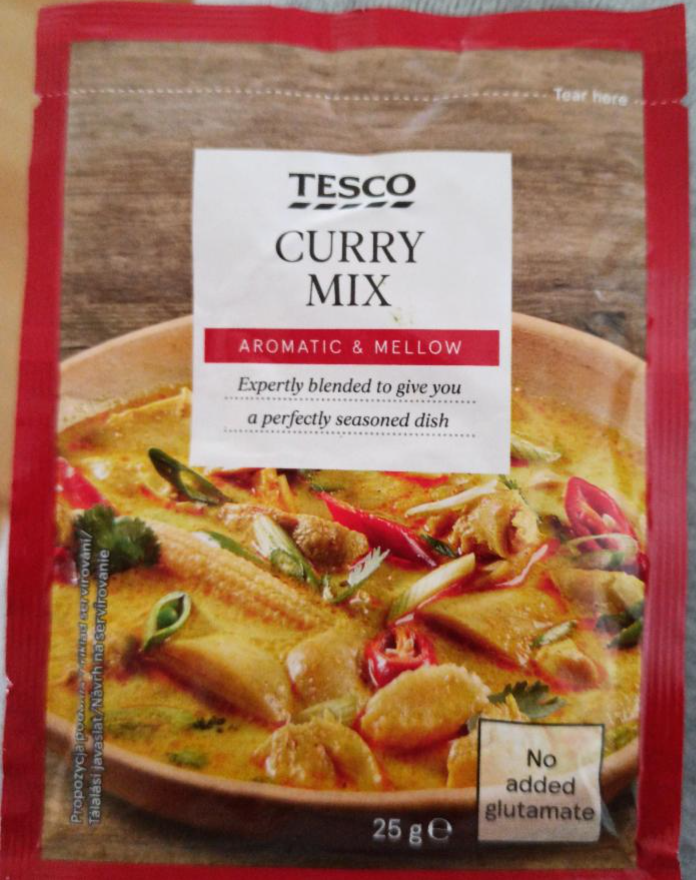 Képek - Tesco fűszerkeverék curry ízesítéséhez 