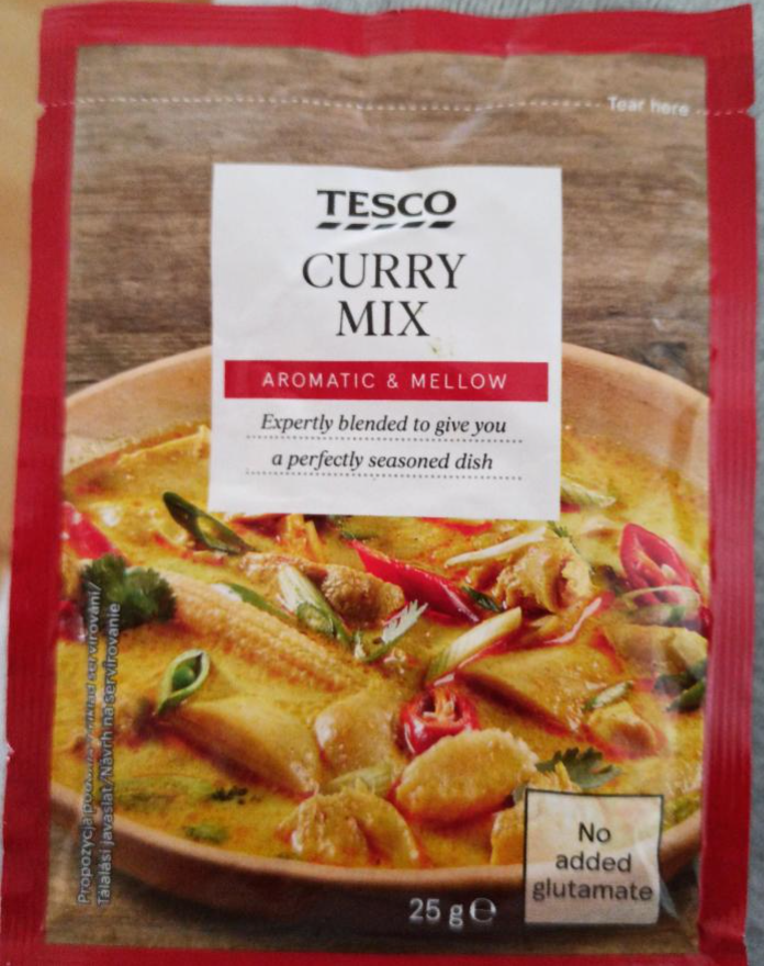 Képek - Tesco fűszerkeverék curry ízesítéséhez