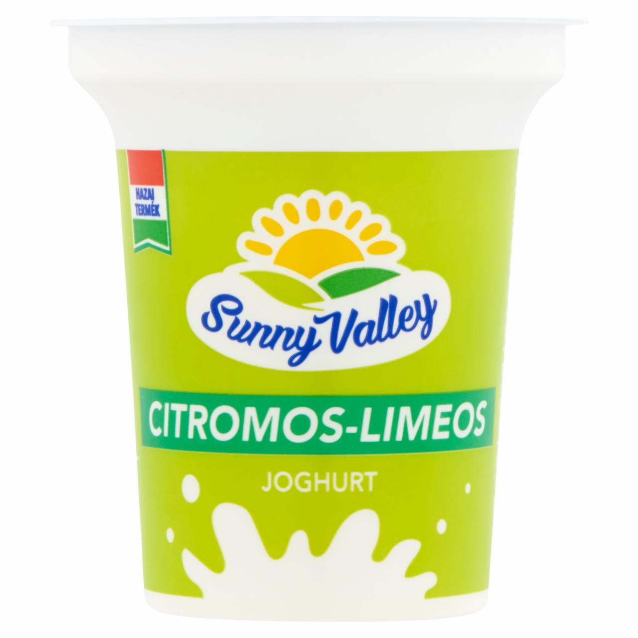 Képek - Sunny Valley élőflórás, zsírszegény citromos-limeos joghurt 140 g