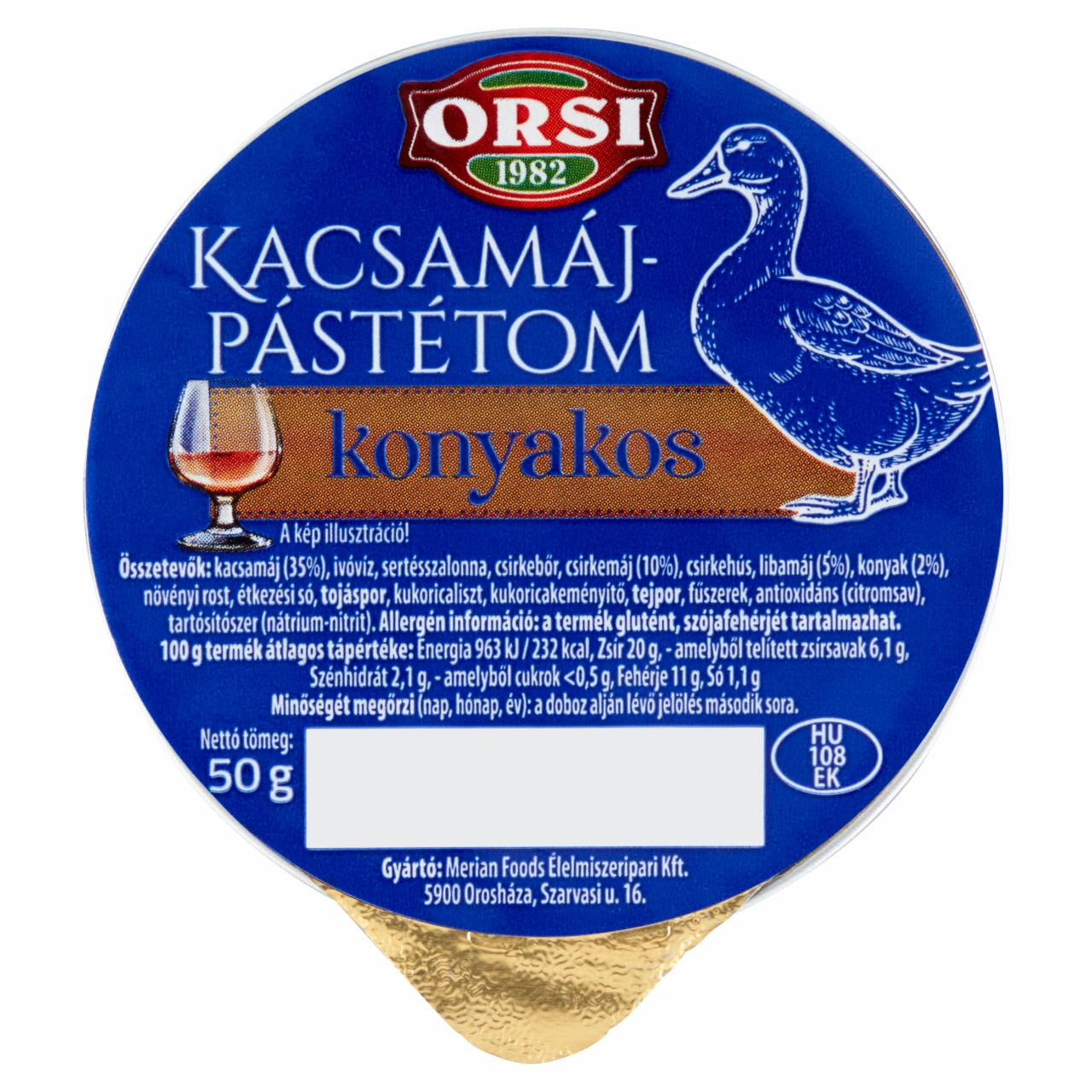 Képek - Orsi konyakos kacsamájpástétom 50 g