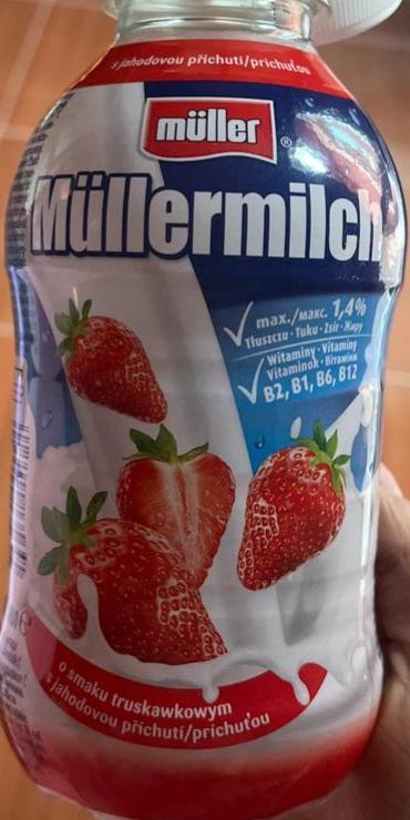 Képek - Müllermilch s jahodovou příchutí Müller