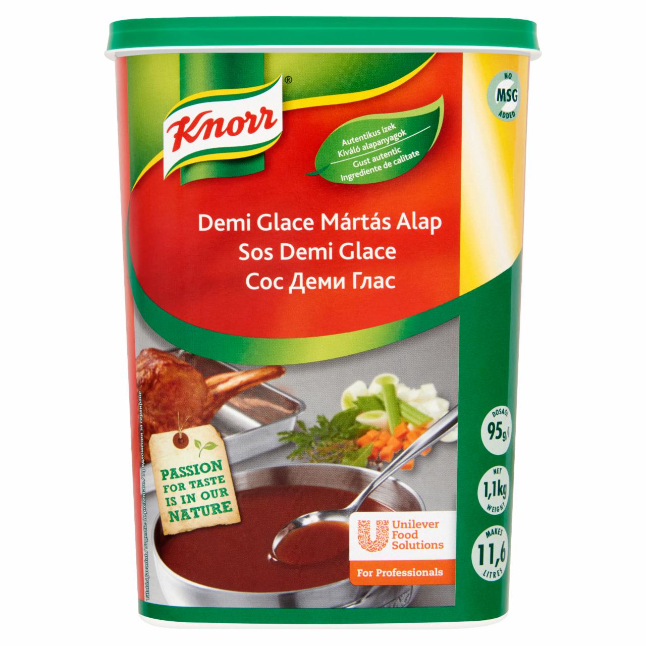 Képek - Knorr Demi Glace mártás alap 1,1 kg