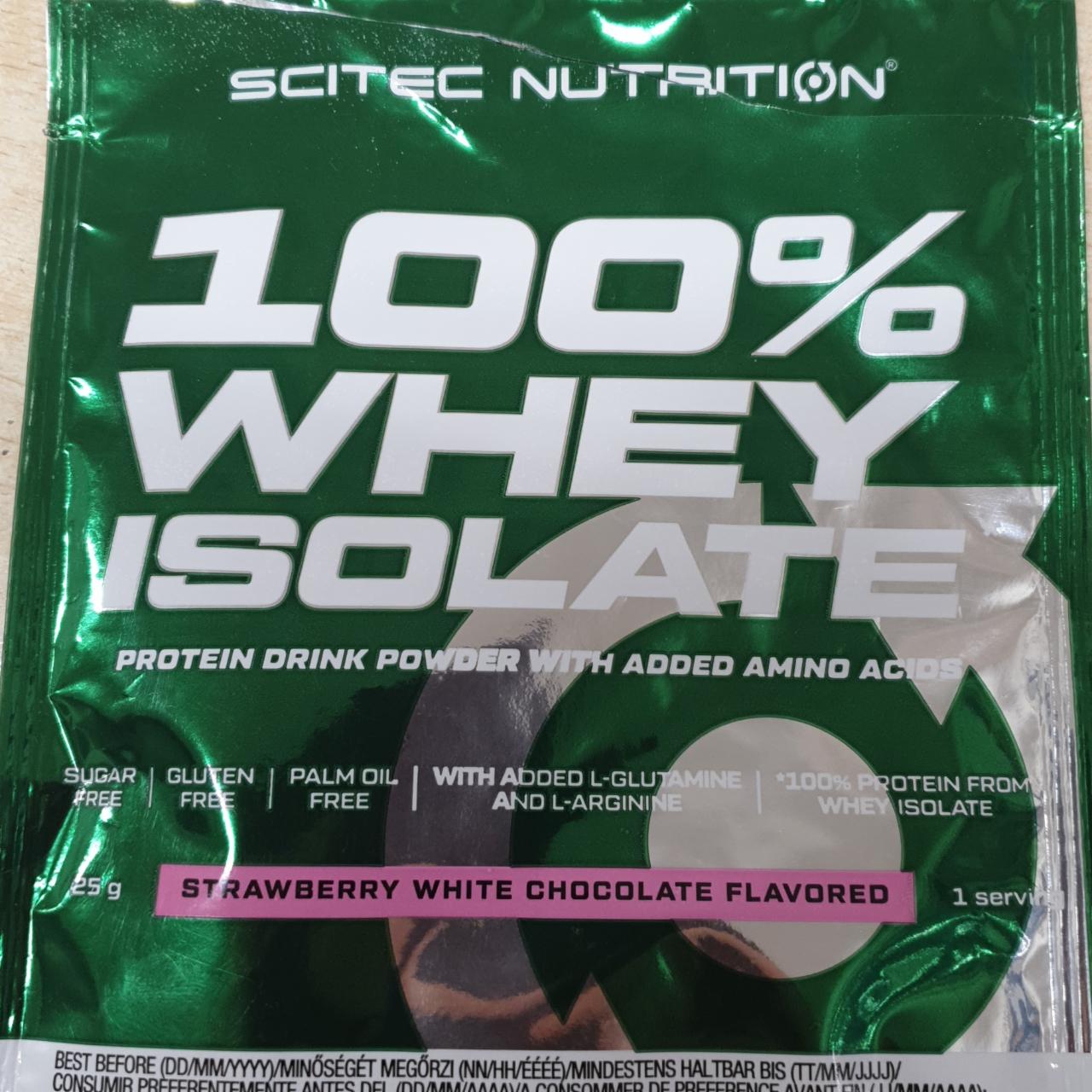 Képek - 100% whey isolate protein drink Strawberry white chocolate Scitec Nutrition