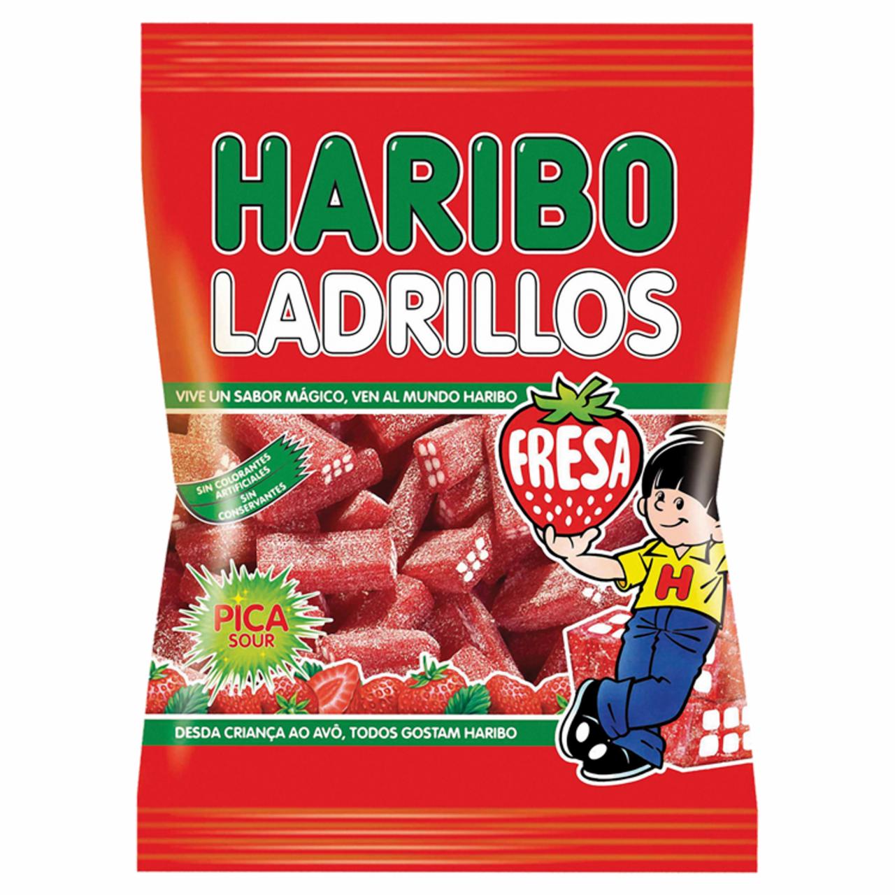 Képek - Haribo Ladrillos gyümölcsízű gumicukorka 85 g