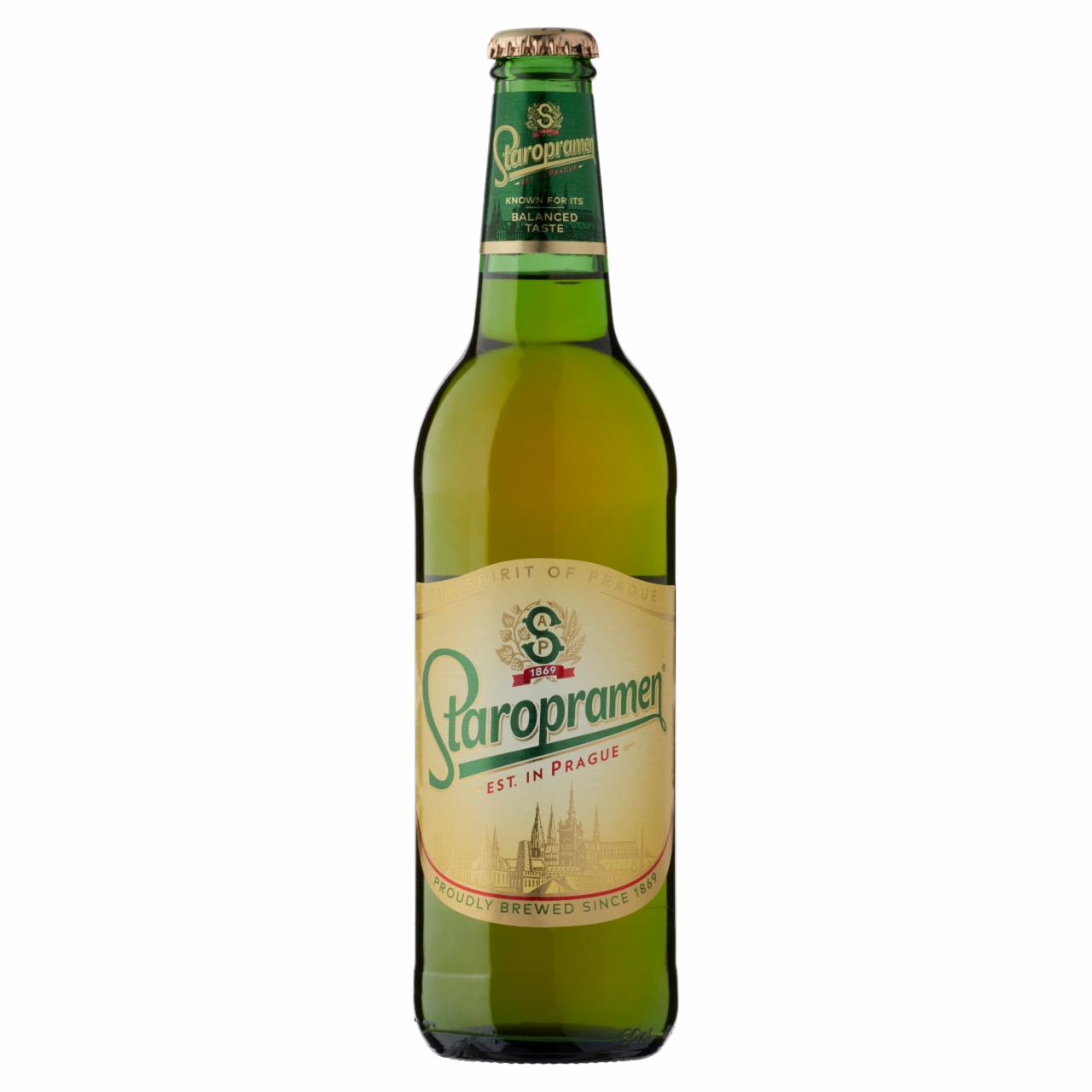 Képek - Staropramen minőségi világos sör 5% 0,5 l