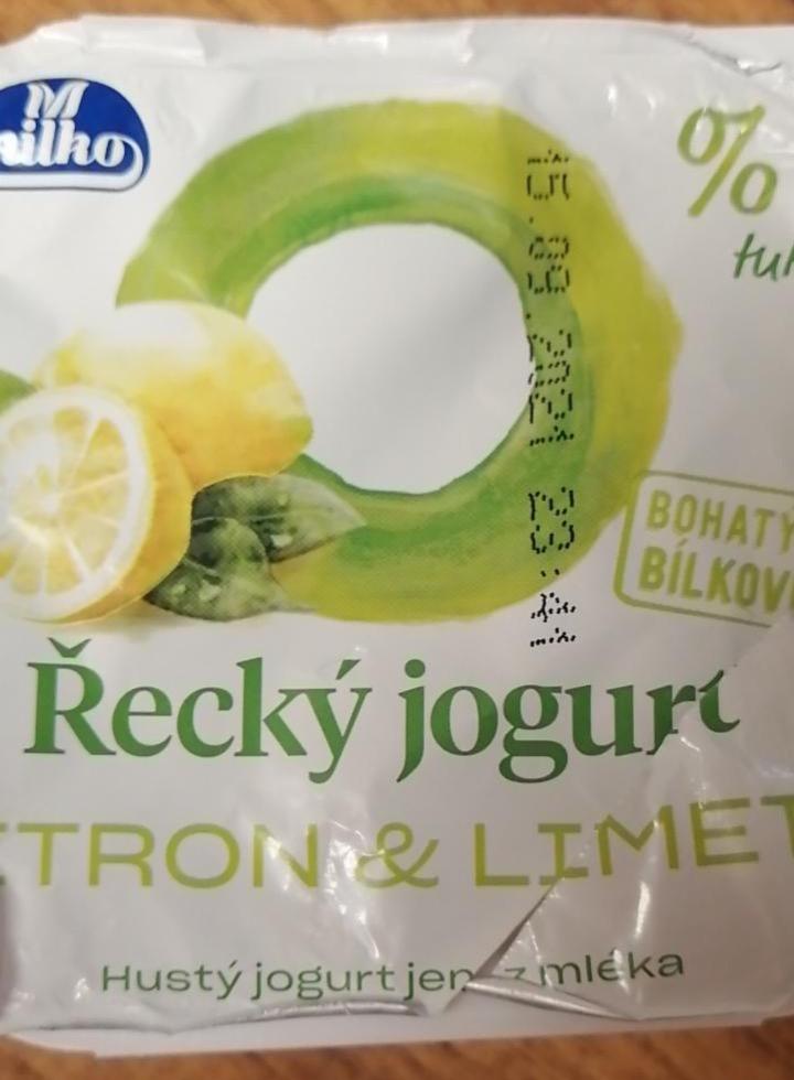 Képek - Görög joghurt lime-citrom 0% zsír Milko