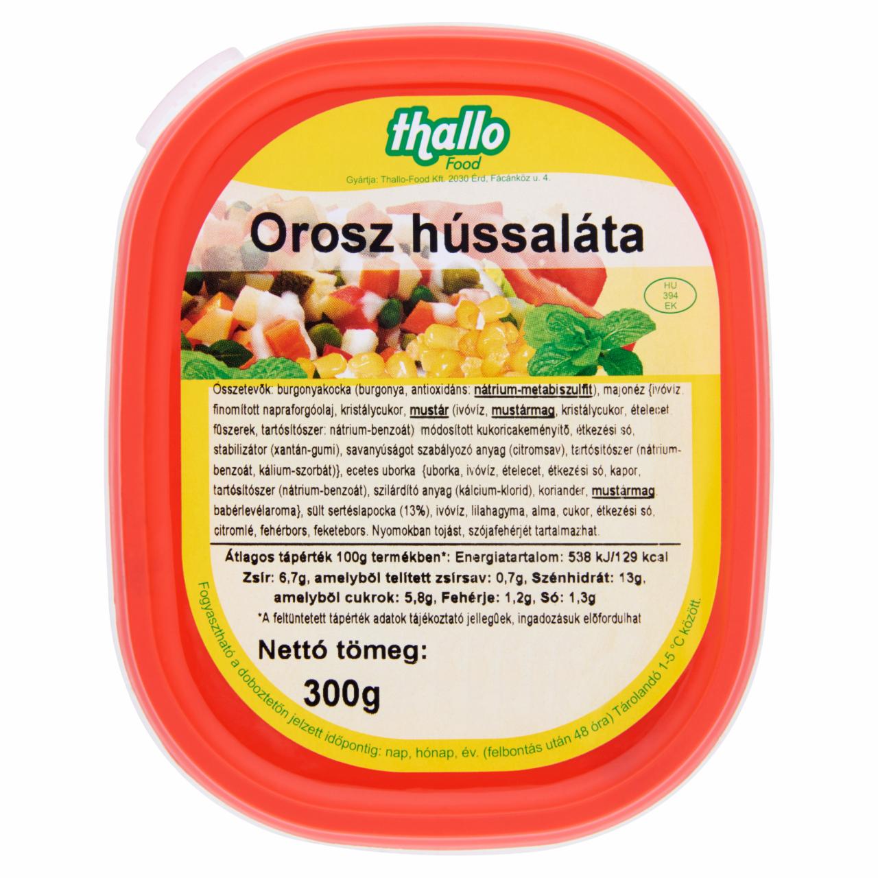 Képek - Thallo Food orosz hússaláta