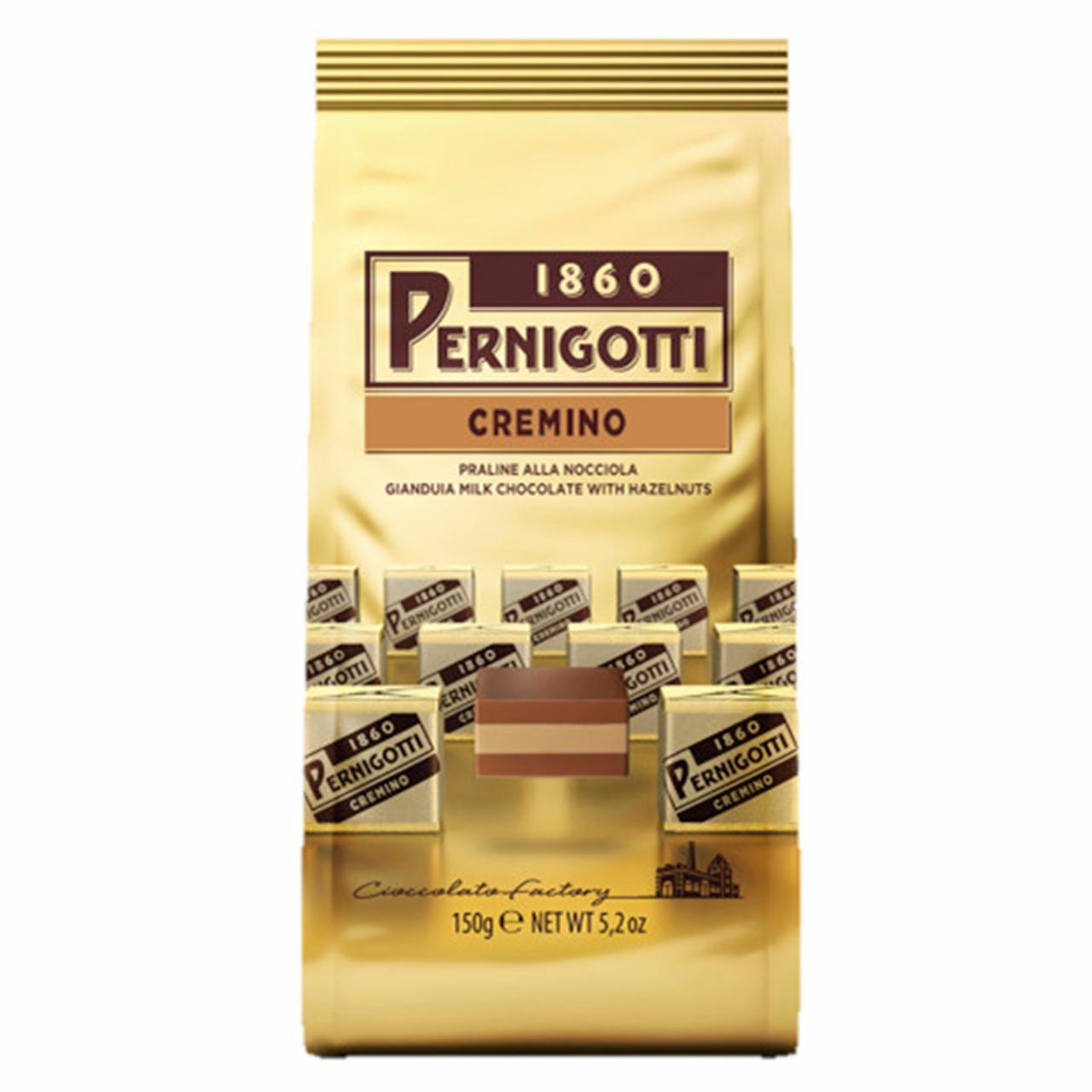 Képek - Pernigotti Cremino mogyorós gianduja tejcsokoládé praliné mogyorókrémmel töltve 150 g