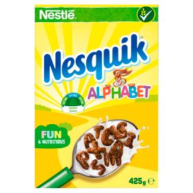 Képek - Alphabet betű formájú, kakaós ízű, ropogós gabonapehely Nesquik