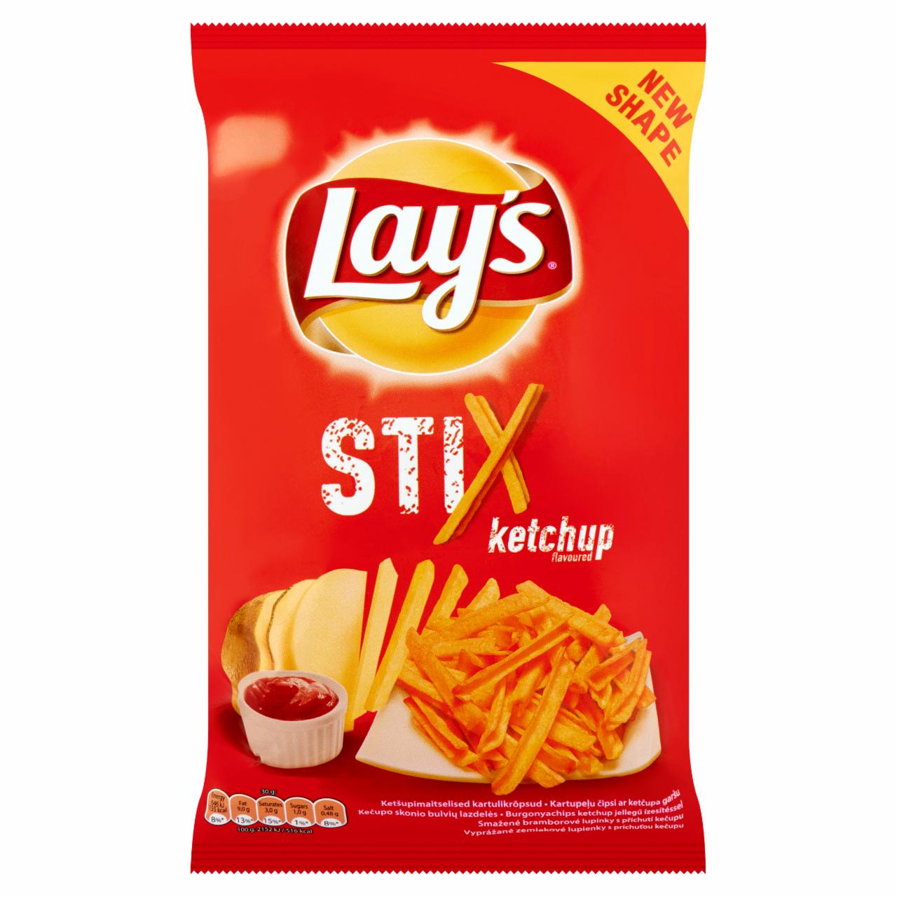 Képek - Lay's Stix burgonyachips ketchup jellegű ízesítéssel 70 g
