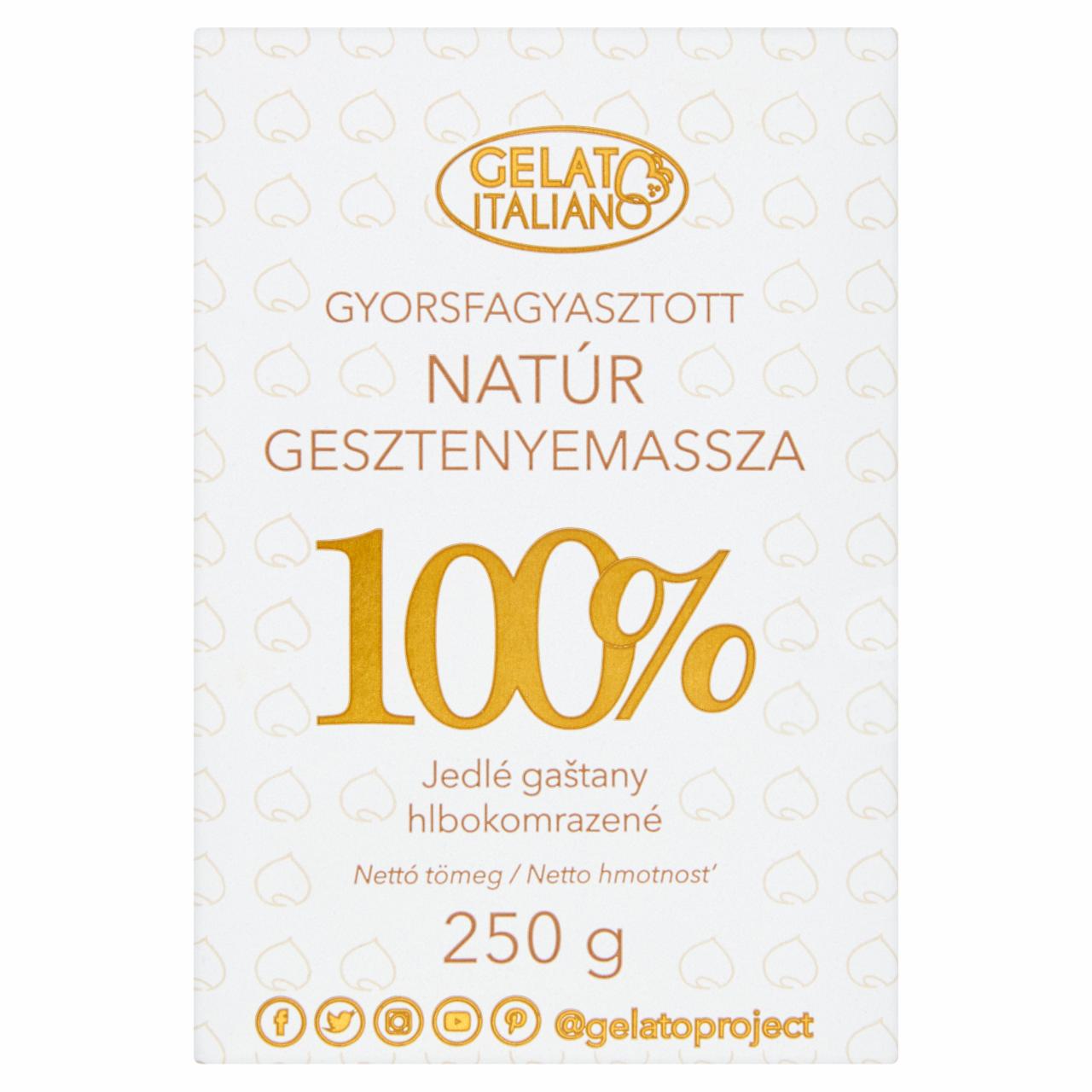 Képek - Gelato Italiano gyorsfagyasztott natúr gesztenyemassza 250 g