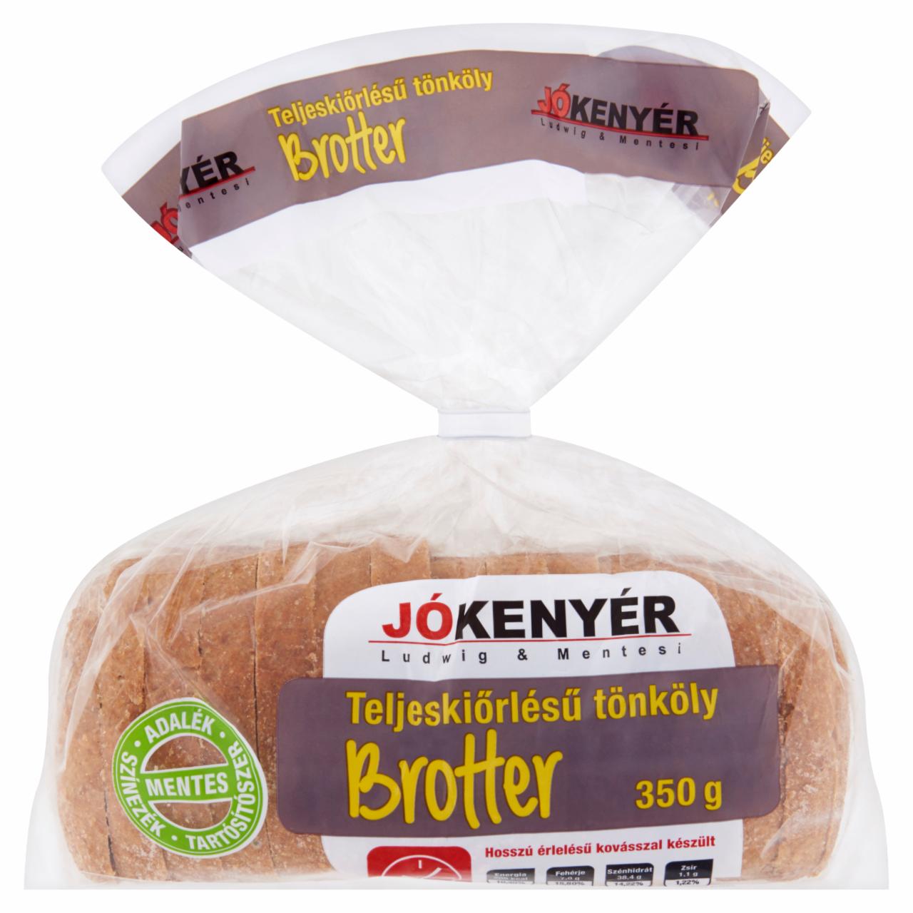 Képek - Jókenyér teljes kiőrlésű tönköly brotter 350 g