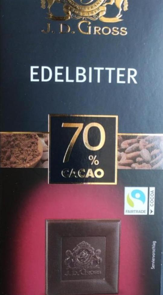 Képek - Finest dark chocolate Ecuador 70% J. D. Gross