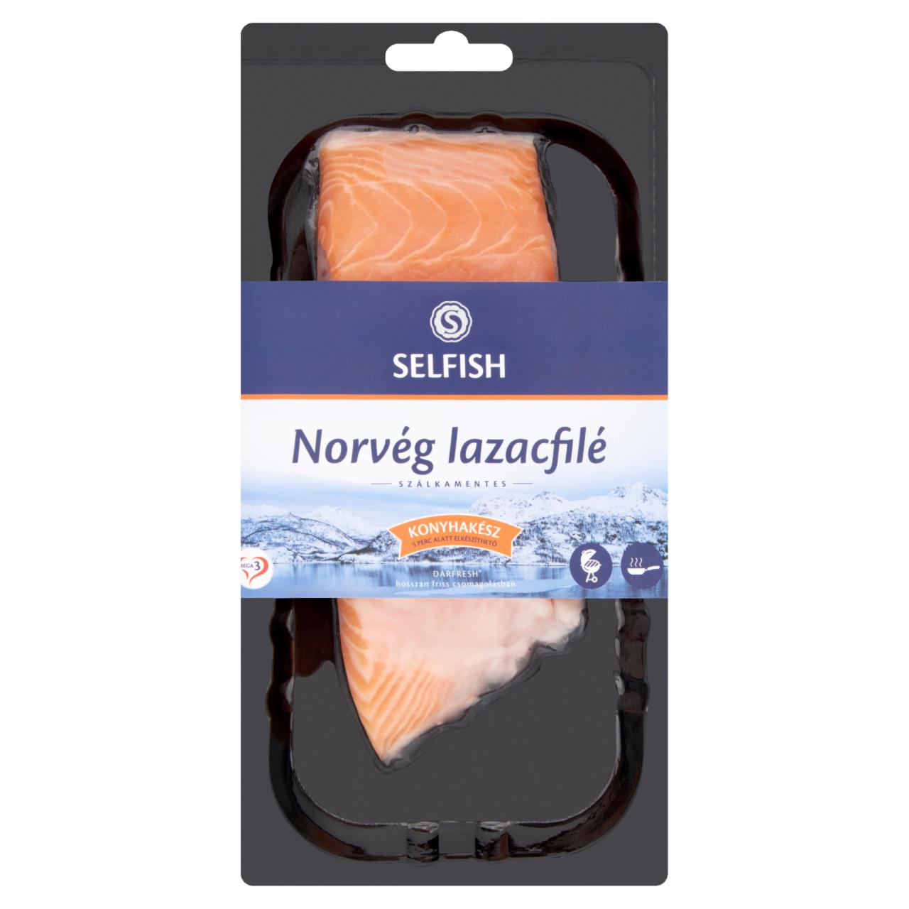 Képek - Selfish norvég lazacfilé 160 g