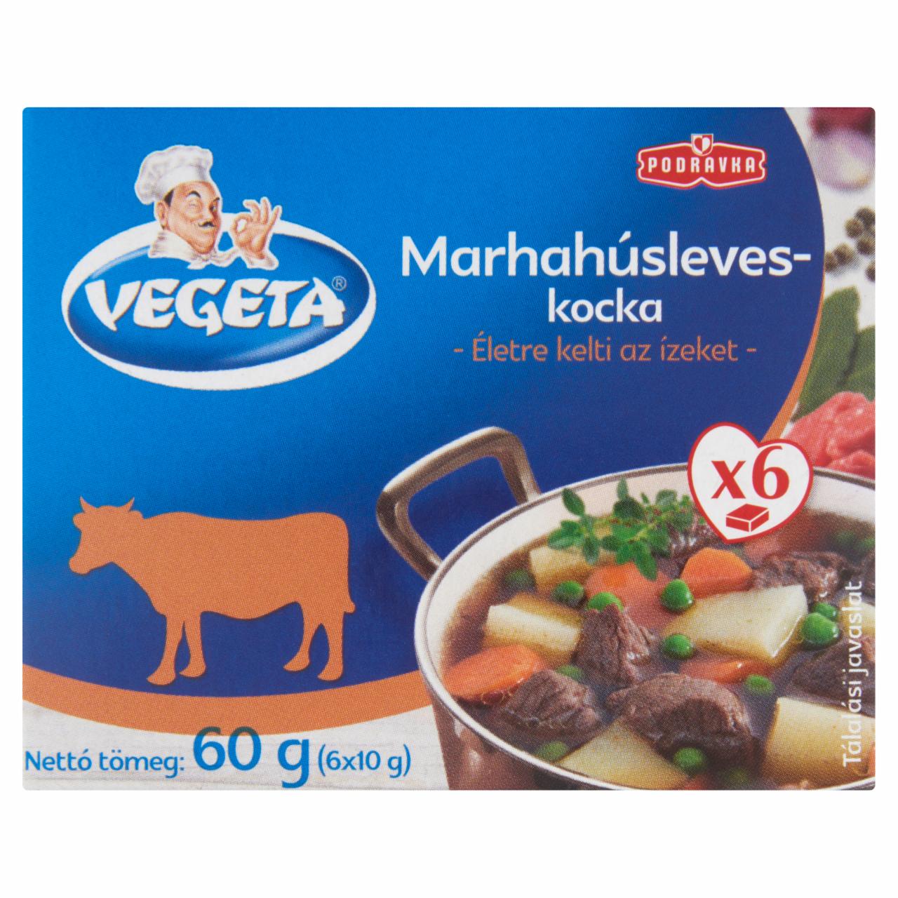 Képek - Vegeta marhahúsleves-kocka 60 g