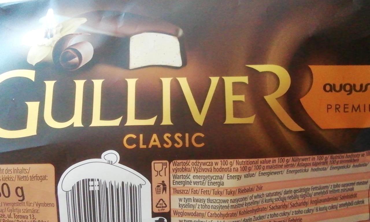 Képek - Augusto Gulliver Classic vaníliás jégkrém tejcsokoládéval bevonva 120 ml