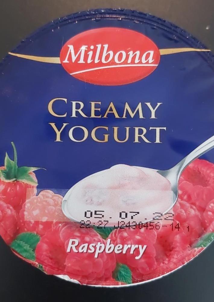 Képek - Krémjoghurt Málnás Milbona