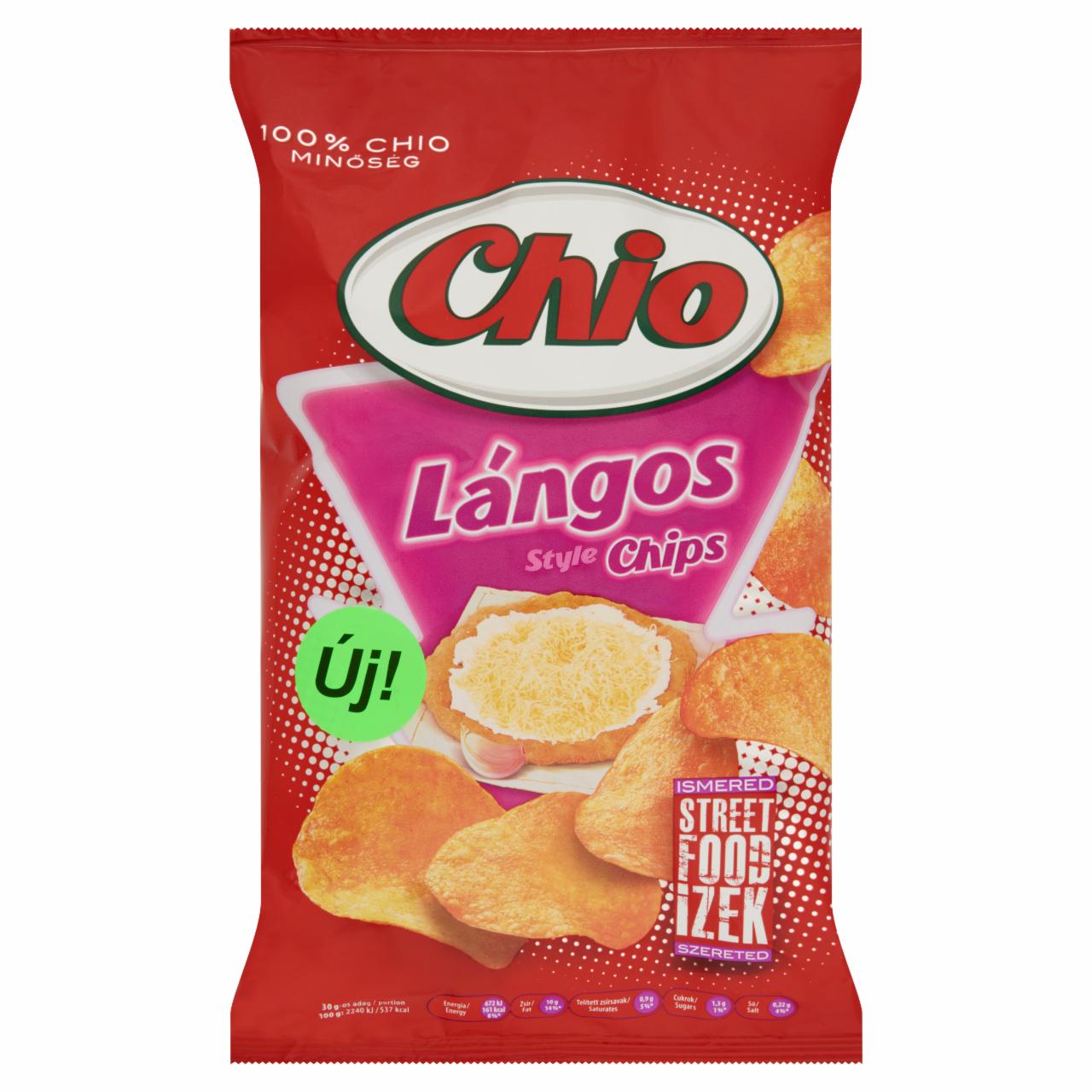 Képek - Chio sajtos-tejfölös lángos ízű burgonyachips 150 g