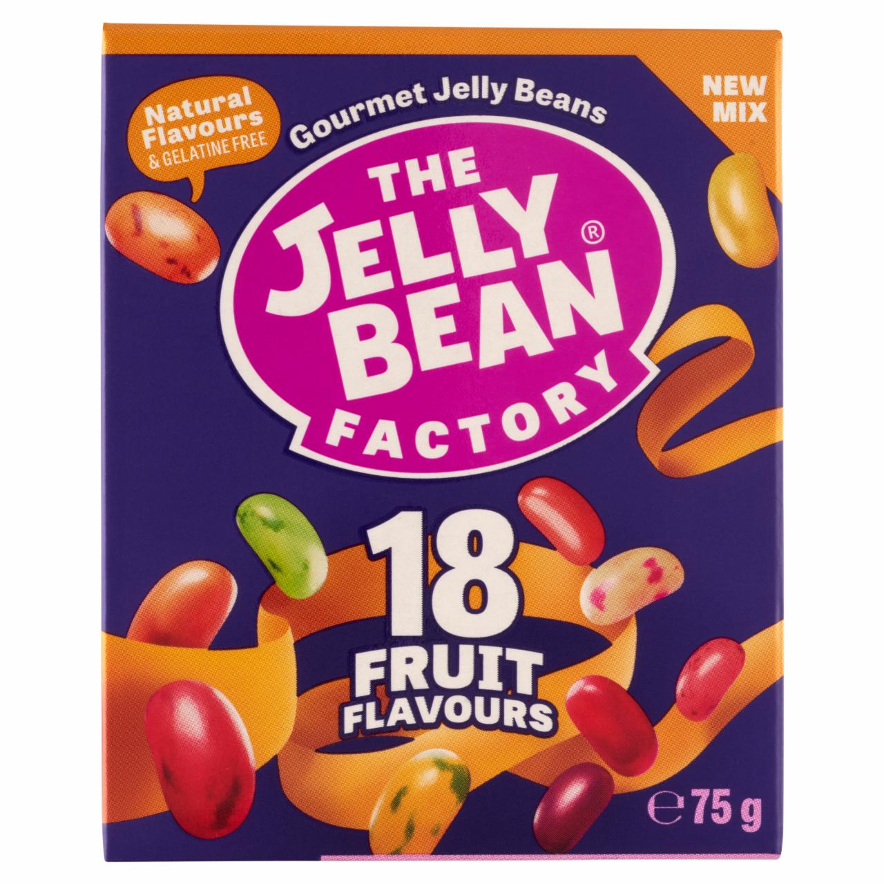 Képek - The Jelly Bean Factory 18 Fruit Flavours Box dobozos gumicukor 75 g
