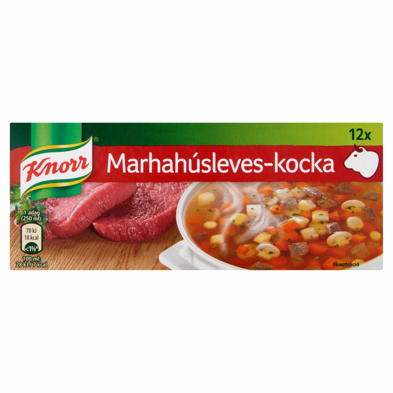 Képek - Knorr marhahúsleves-kocka 12 db 120 g