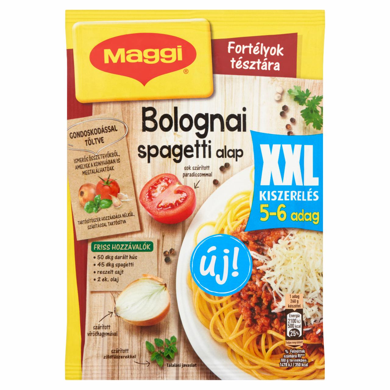 Képek - Maggi Fortélyok tésztára XXL Bolognai spagetti alap 60 g