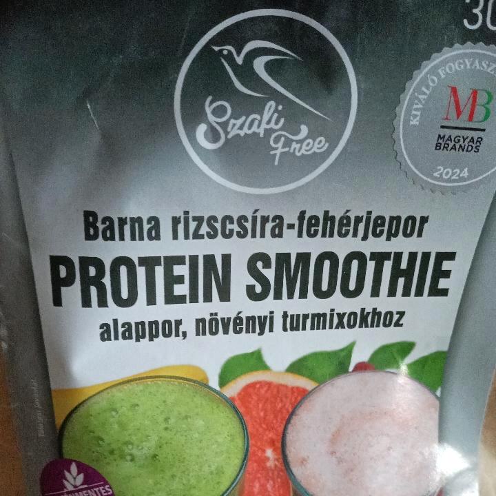 Képek - Barna rizscsíra-fehérjepor protein smoothie alappor, növényi turmixhoz Szafi Free