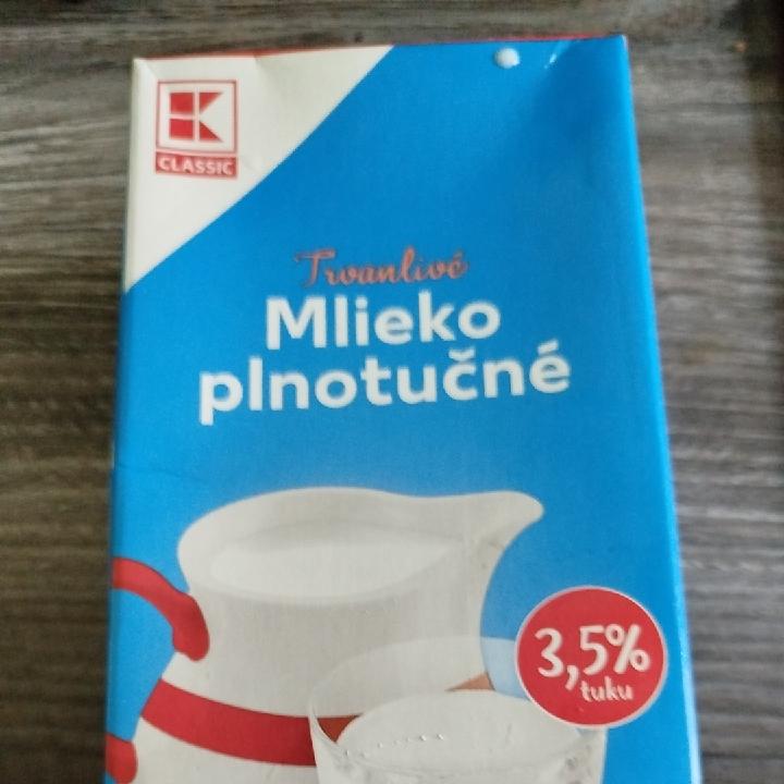 Képek - Trvanlivé Mlieko plnotučné 3,5% tuku K-Classic