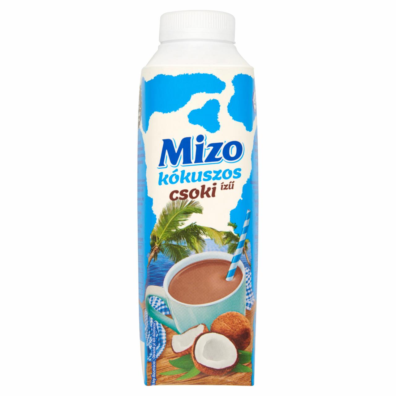 Képek - Mizo kókuszos-csoki ízű, zsírszegény kakaós tejkészítmény 450 ml