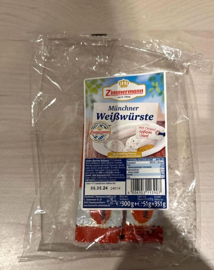 Képek - Münchner Weisswürste Zimmermann