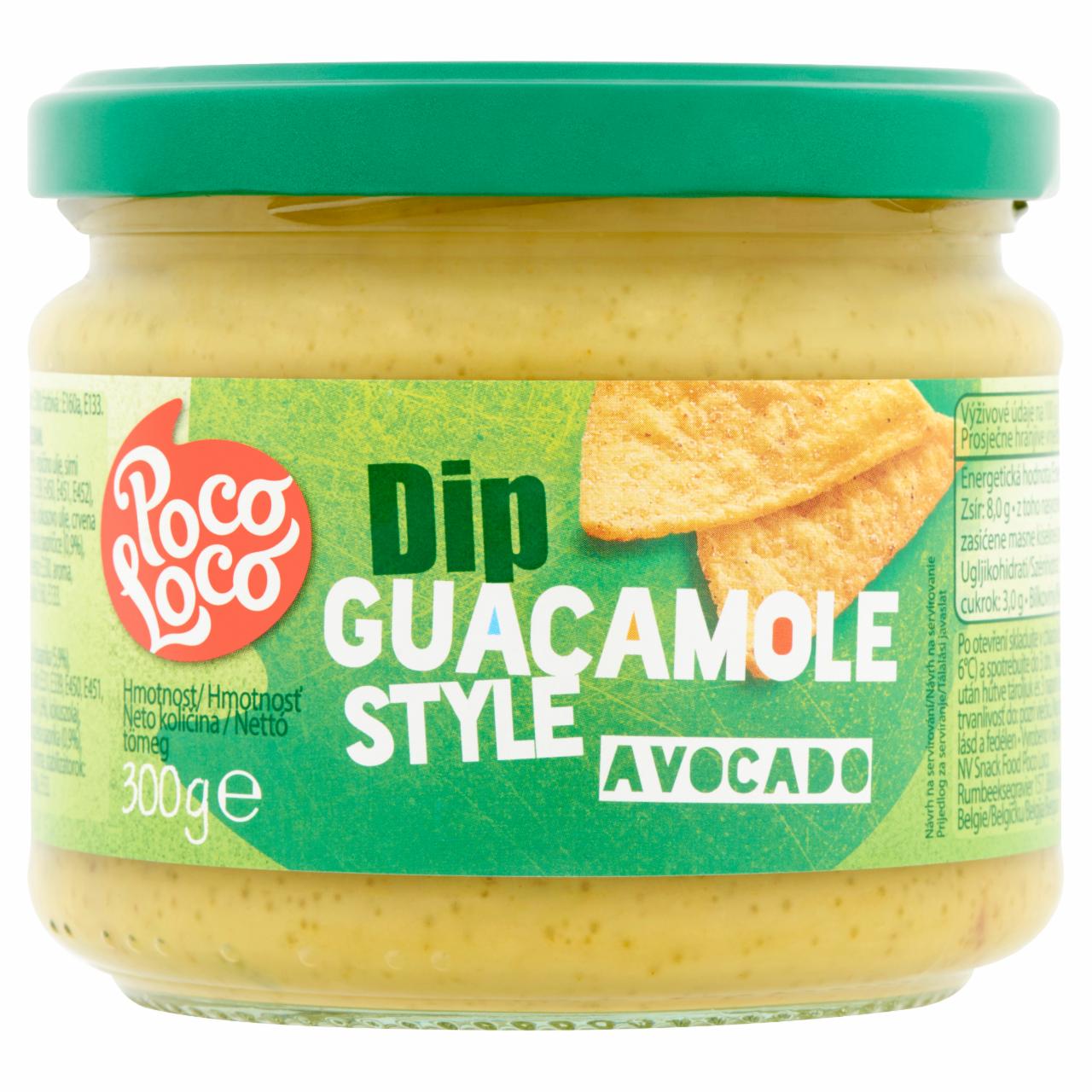 Képek - Poco Loco Guacamole Style avokádó ízű mártogató szósz 300 g