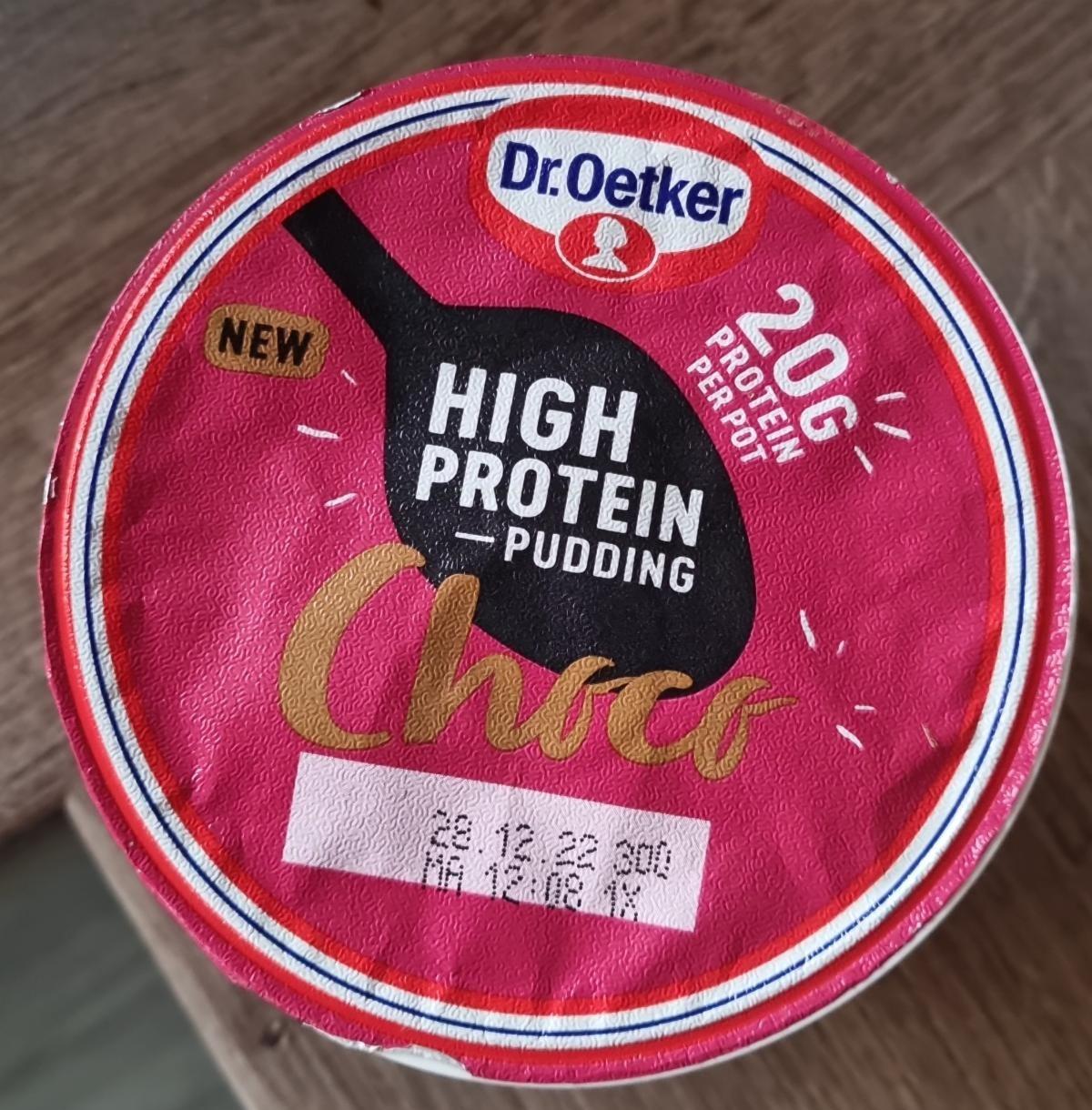 Képek - Dr. Oetker magas fehérjetartalmú csokoládéízű puding édesítőszerekkel 200 g