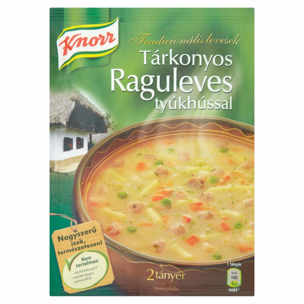 Képek - Knorr Tradicionális Levesek tárkonyos raguleves tyúkhússal 52 g
