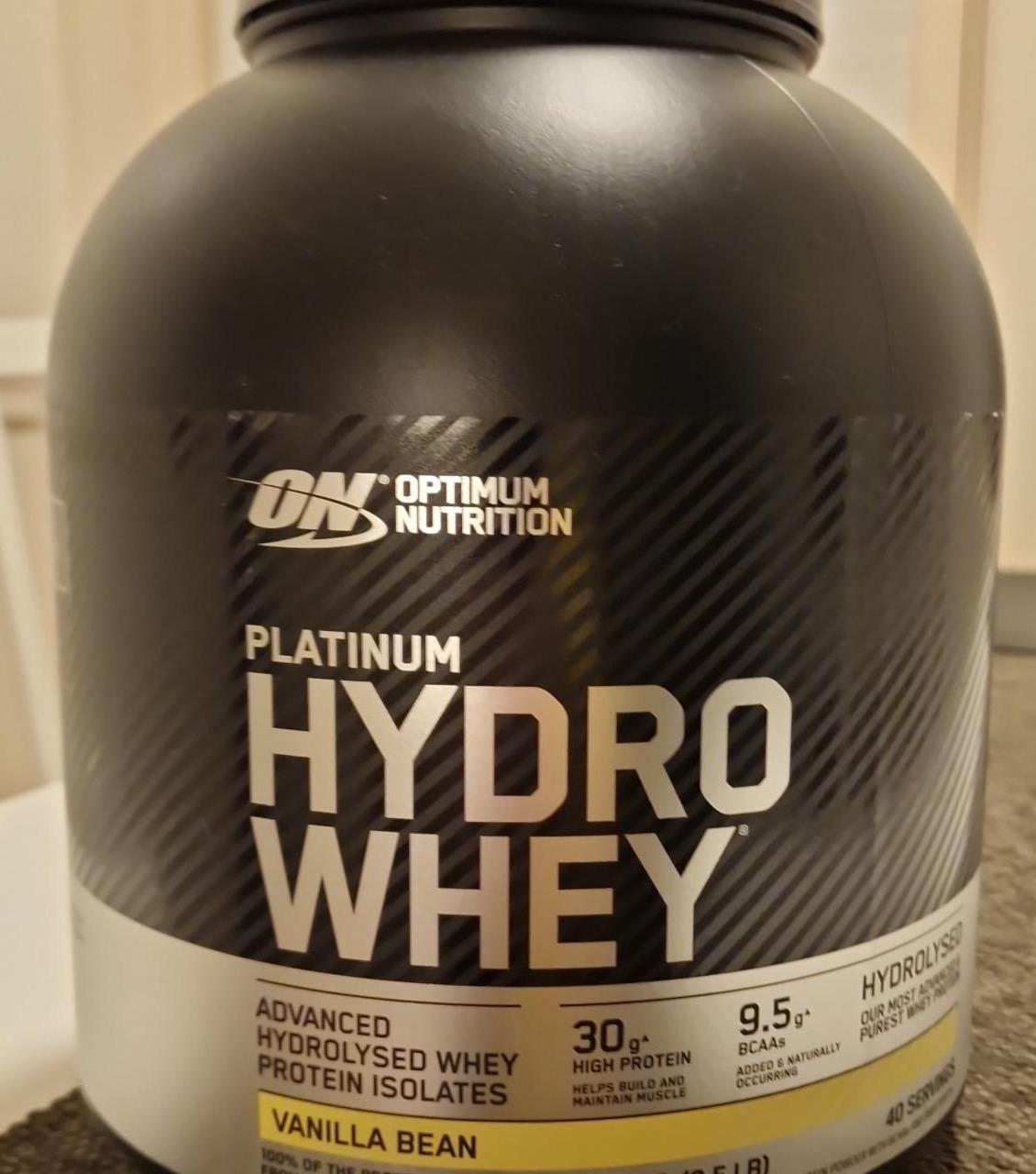 Képek - Platinum hydro whey Vanilla Bean Optimum Nutrition