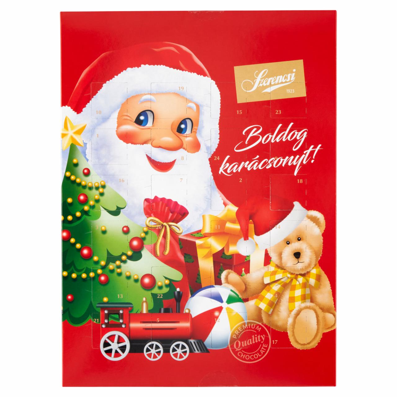 Képek - Szerencsi tejcsokoládé adventi kalendárium 50 g