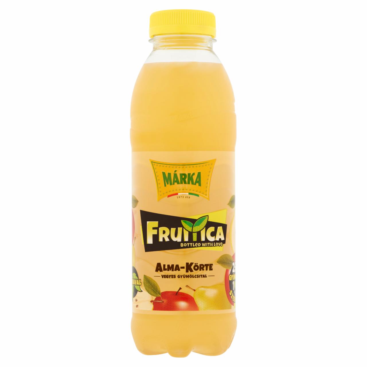 Képek - Márka Fruitica alma-körte szénsavmentes gyümölcsital cukorral és édesítőszerrel 0,5 l