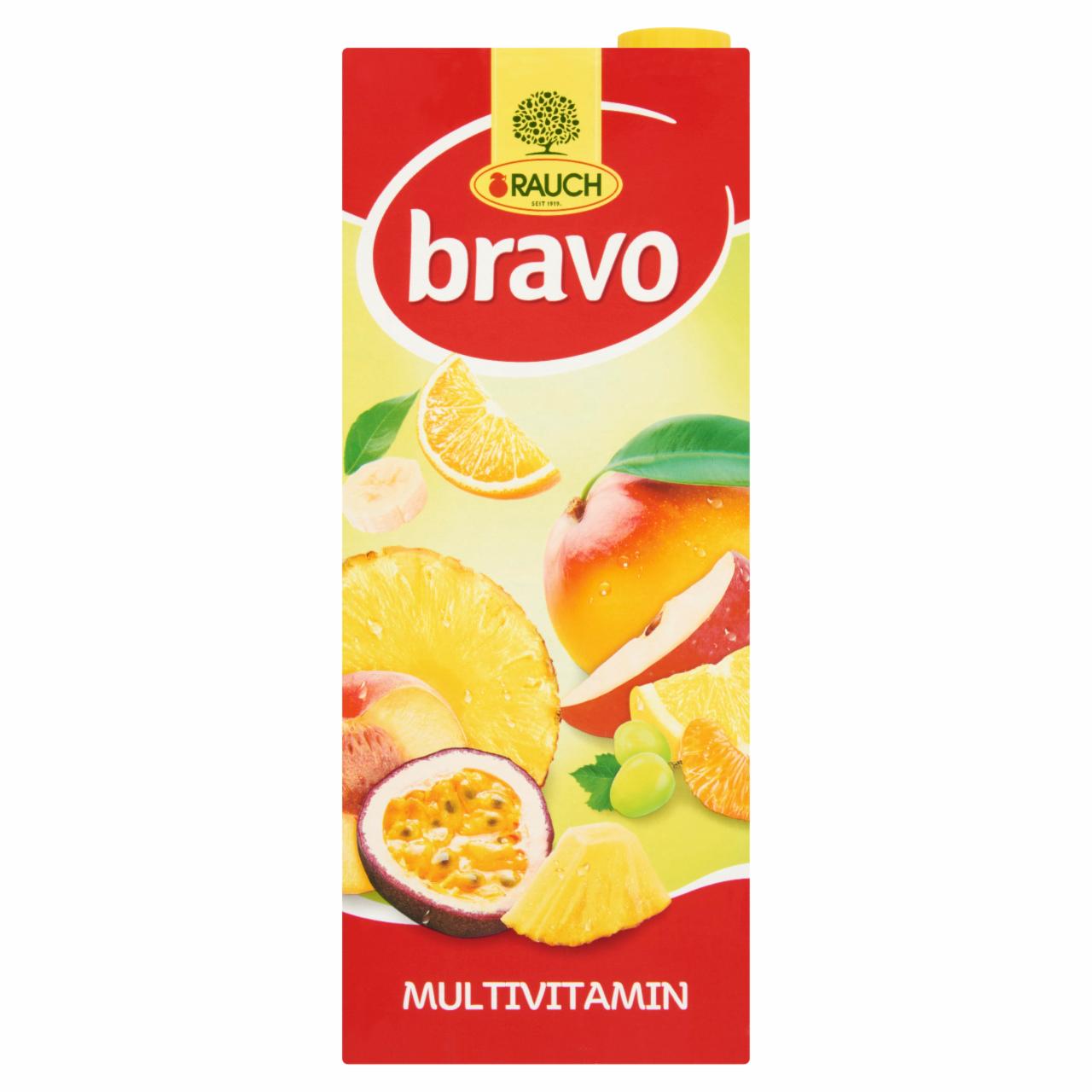 Képek - Rauch Bravo Multivitamin vegyes gyümölcsital édesítőszerekkel és 7 vitaminnal 1,5 l