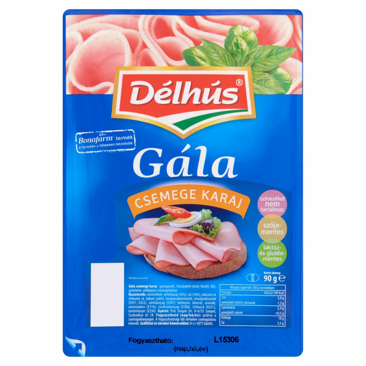 Képek - DÉLHÚS Gála csemege karaj szeletelt 90 g