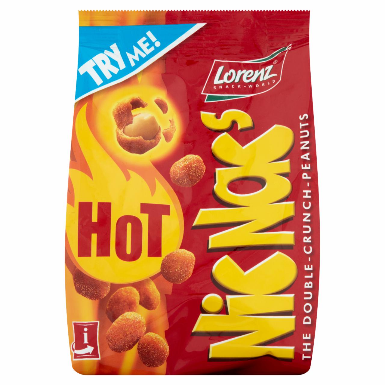 Képek - Lorenz Nic Nac's Hot pörkölt földimogyoró, pikáns fűszerezésű tésztabundában 110 g