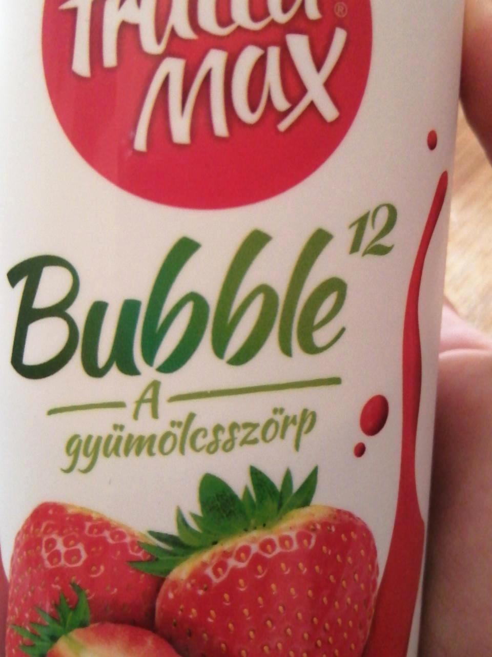 Képek - FruttaMax Bubble¹² szőlő gyümölcsszörp cukorral és édesítőszerekkel 500 ml